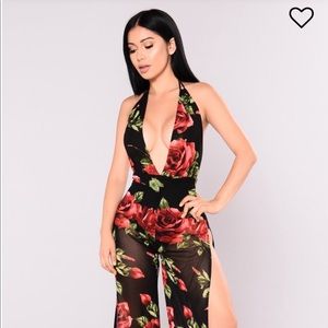 Rose Mesh Jumpsuit 🥀
